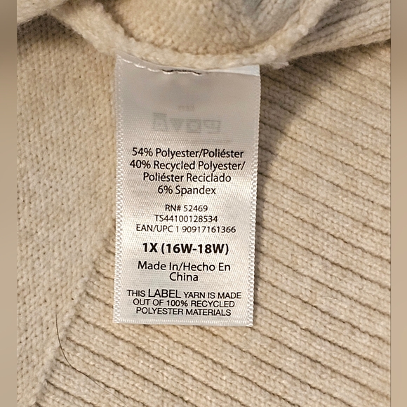 Terra Sky Soft Ribbed Sweater Hoodie - Picture 6 of 9